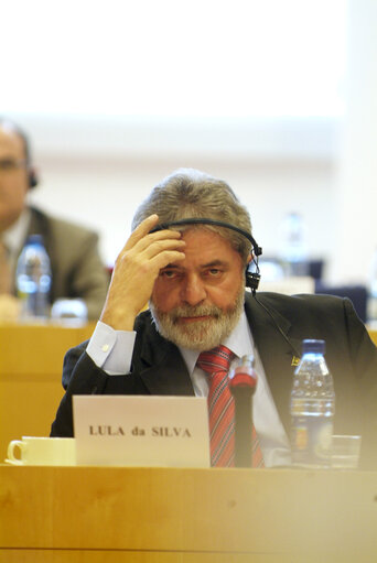 Fotografia 17: Meeting with the President of Brazil.