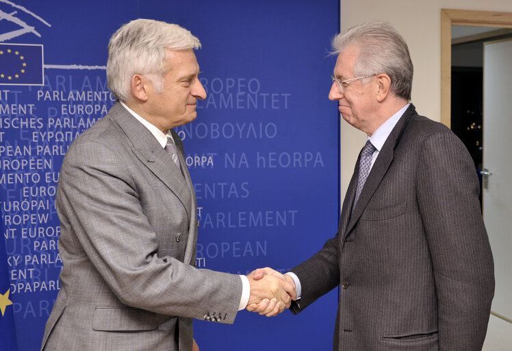 EP President meets with Mario Monti, Former EC Commissioner Competition Policy