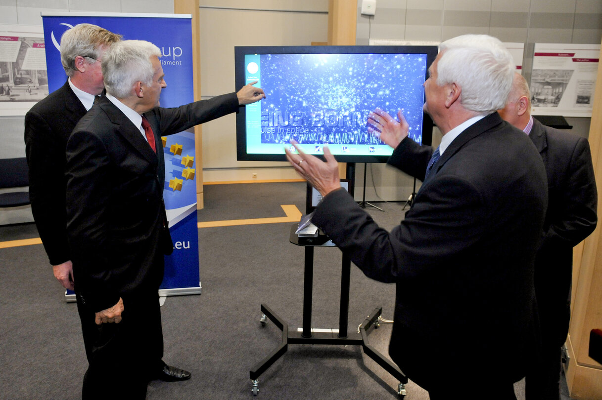 Opening of the Tribute to Hevelius exhibition. Inauguration of the Pulsar Clock