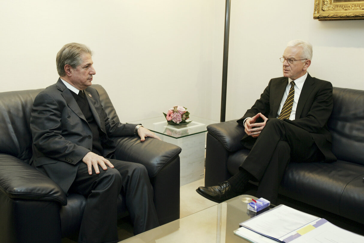 EP President meets with Amine Gemayel, former President of Lebanon