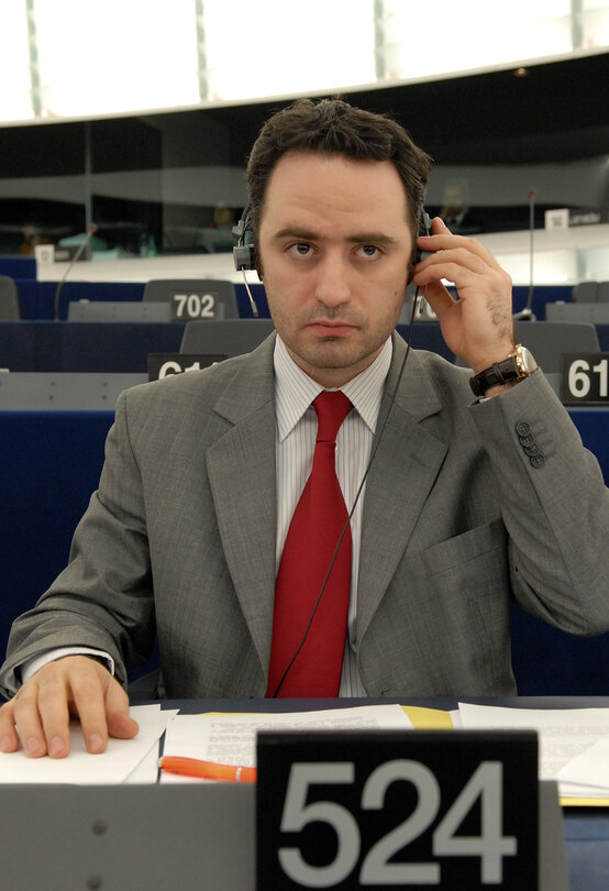 Alexandru NAZARE in Plenary Session in Strasbourg