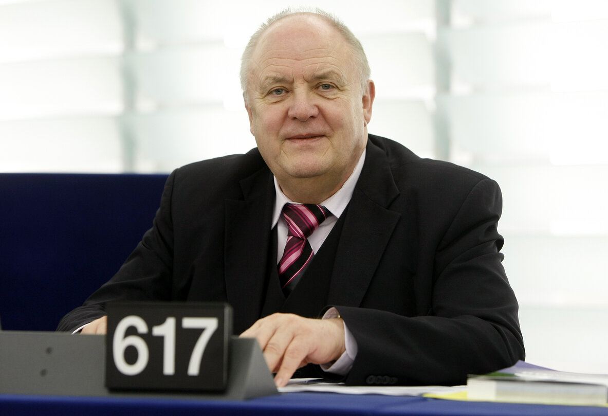 Jürgen SCHRÖDER MEP  in Plenary Session in Strasbourg.