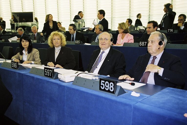 Plenary session in Strasbourg