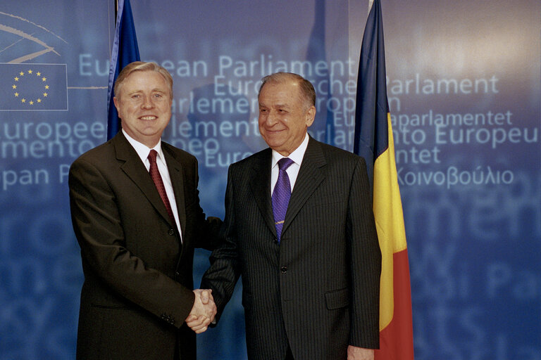 Fotografija 1: Visit of the President of Rumania to the EP