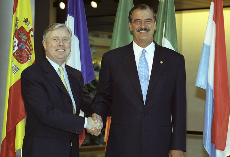 Fotografie 1: Visit of the President of Mexico to the EP.