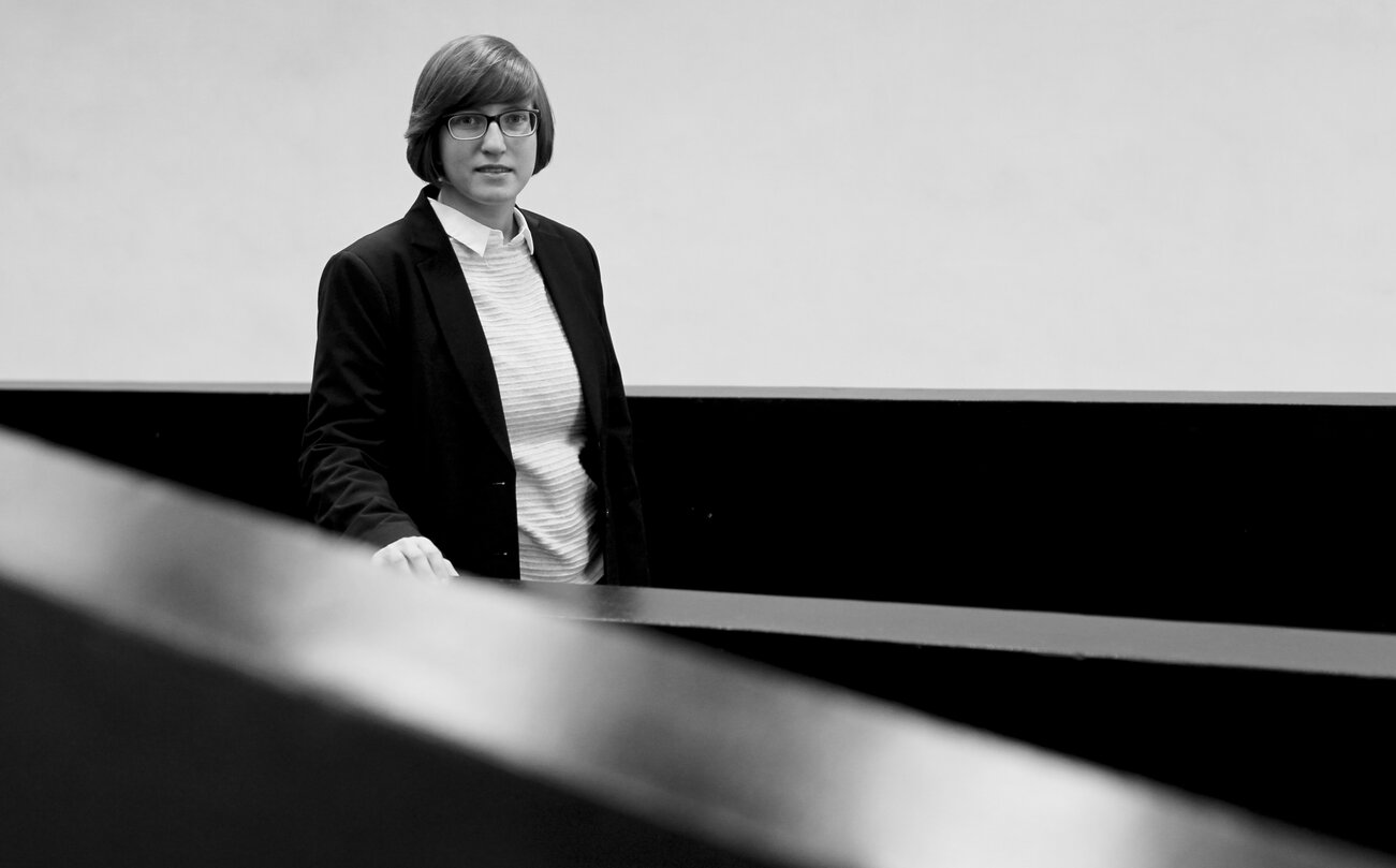 Julia REDA in European Parliament in Strasbourg