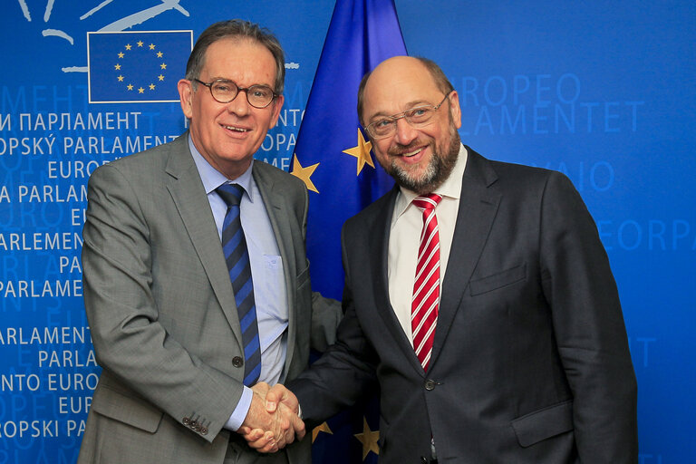 Nuotrauka 1: EP President meets with MEP Alain CADEC