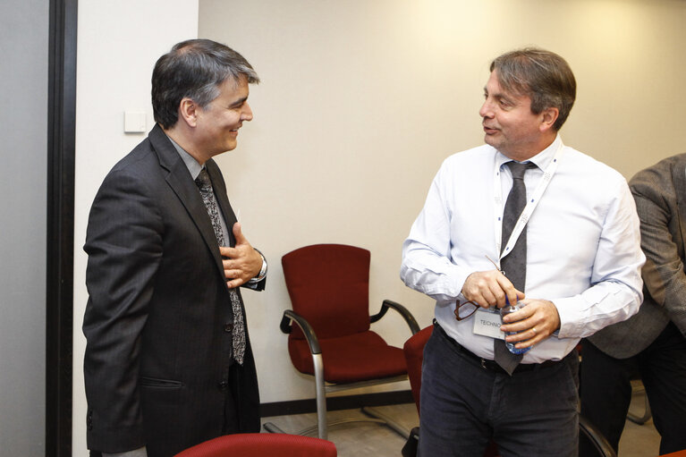 Foto 7: Study visit of High level officials from the Brazilian Congress - Meeting with the Director General of DG ITEC