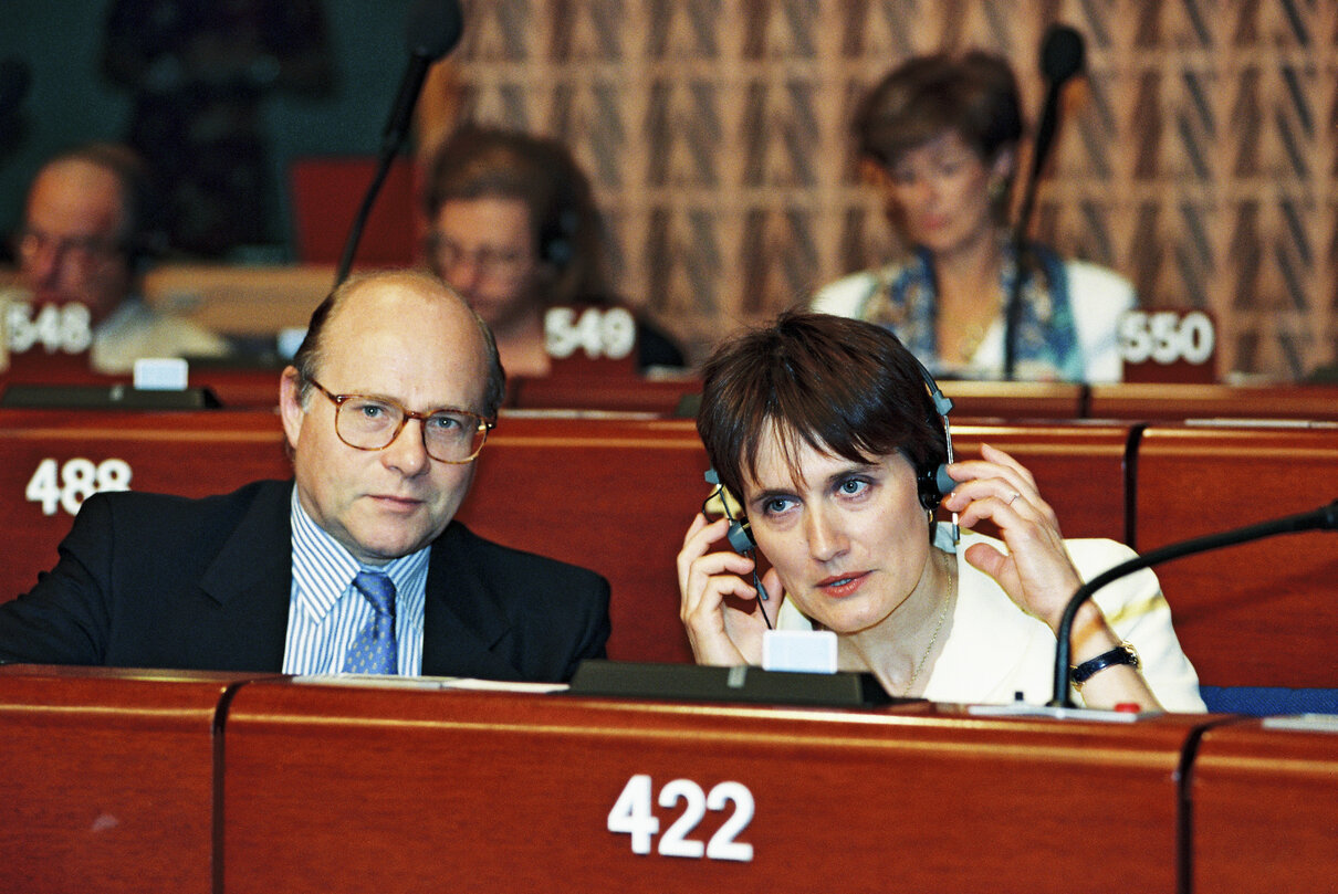 MEP Anne Christine POISSON attends plenary session in Strasbourg