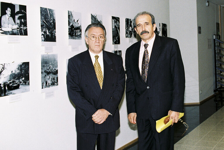 Fotó 1: Visit of Laszlo KOVACS, minister for Foreign Affairs of Hungary at the European Parliament in Brussels