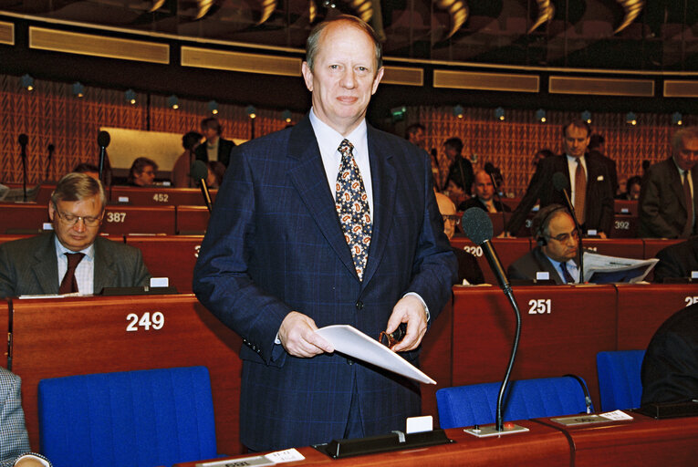 Billede 1: MEP Dietrich ELCHLEPP in plenary session in Strasbourg