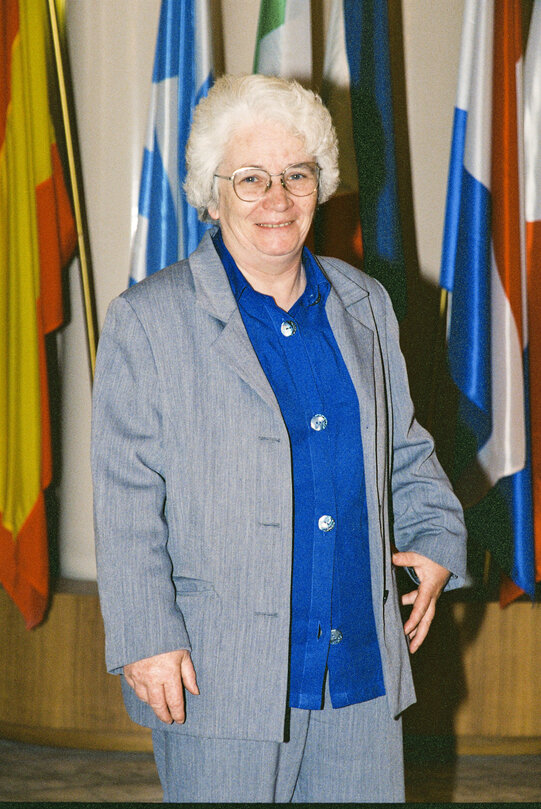 MEP Marie-Therese MUTIN at the European Parliament in Strasbourg