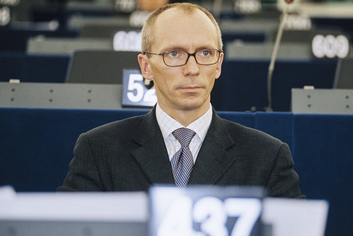 MEP Aldis KUSKIS at the European Parliament in Strasbourg