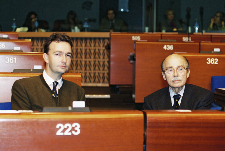 Foto 3: Plenary session in Strasbourg