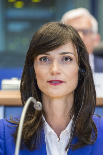 Photo 10 : Joint ITRE CULT Committees - Hearing of Mariya GABRIEL, Commissioner-designate for the Digital Economy and Society portfolio