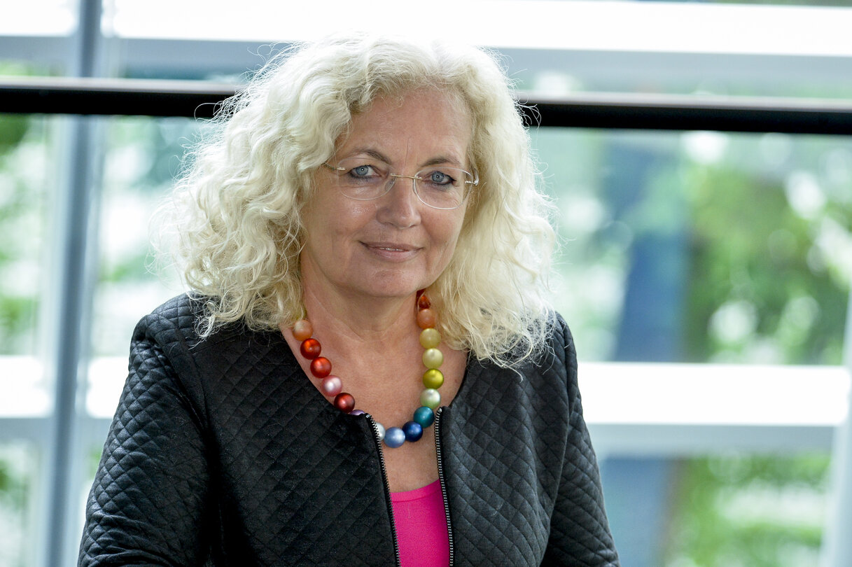 Karin KADENBACH in the European Parliament in Strasbourg