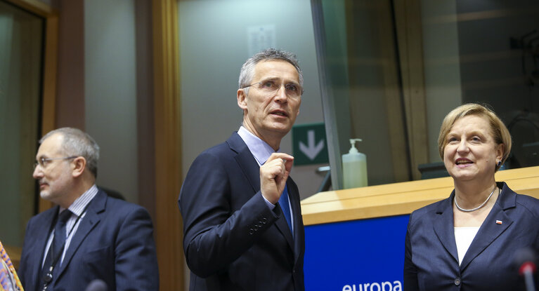 Fotografija 18: Joint AFET-SEDE meeting - EU-NATO cooperation - Exchange of views with NATO Secretary General