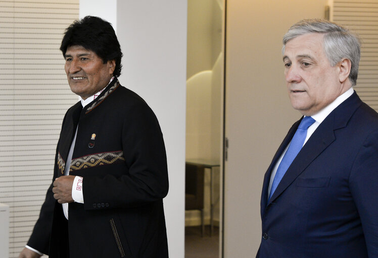 Official visit of the President of Bolivia. Bilateral meeting.