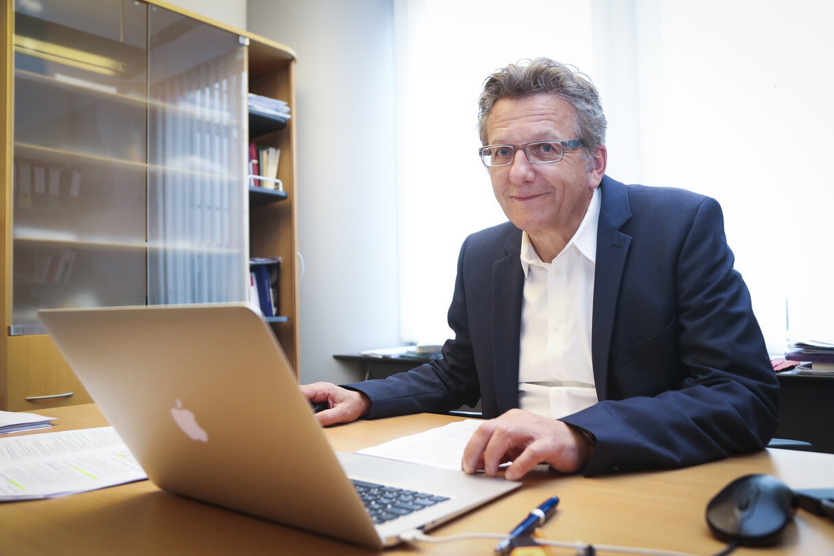 Dietmar KOSTER in the European Parliament in Brussels