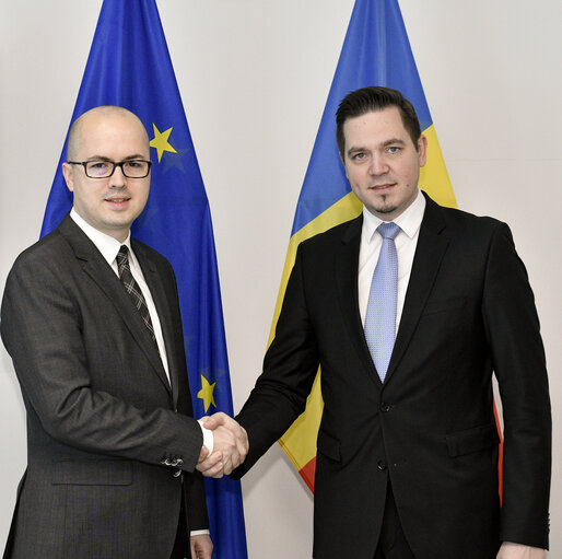 Fotó 3: Andi CRISTEA MEP meets with Tudor ULIANOVSCHI - Minister for Foreign Affairs of Moldova