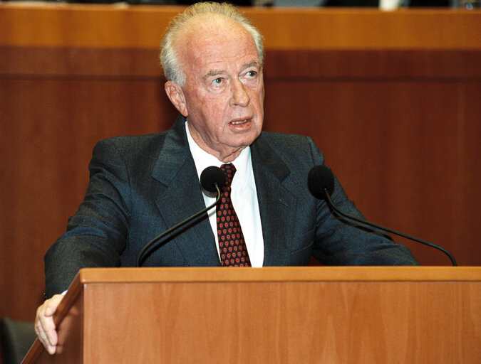 Official visit of Yitzhak RABIN, Prime Minister of the State of Israel