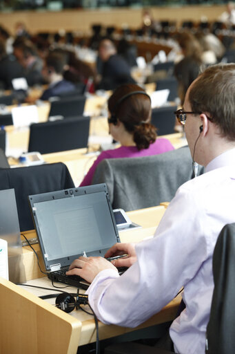 Снимка 7: ENVI committee meeting with National Parliaments