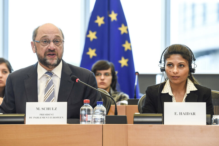 Φωτογραφία 1: Sakharov Prize Network Mid-term Conference.   Opening speech