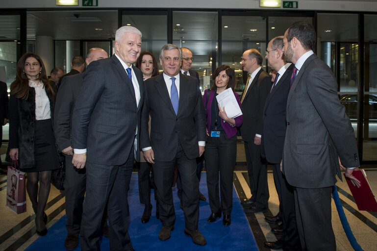 Foto 1: Official visit of Dusko MARKOVIC, Prime Minister of Montenegro