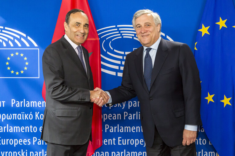 Foto 4: EP President meets with the Speaker of the Moroccan Parliament