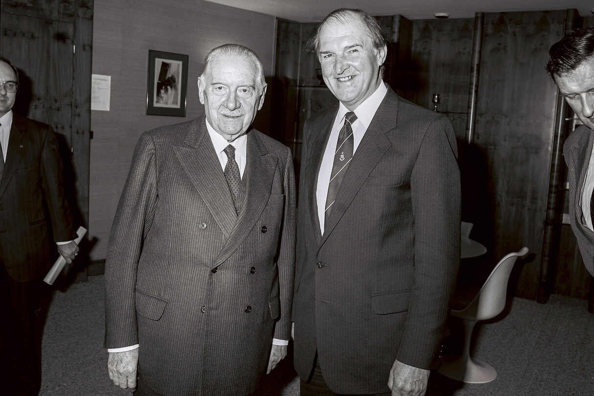 EP President meets with the President of the Senat of France at the EP in Strasbourg