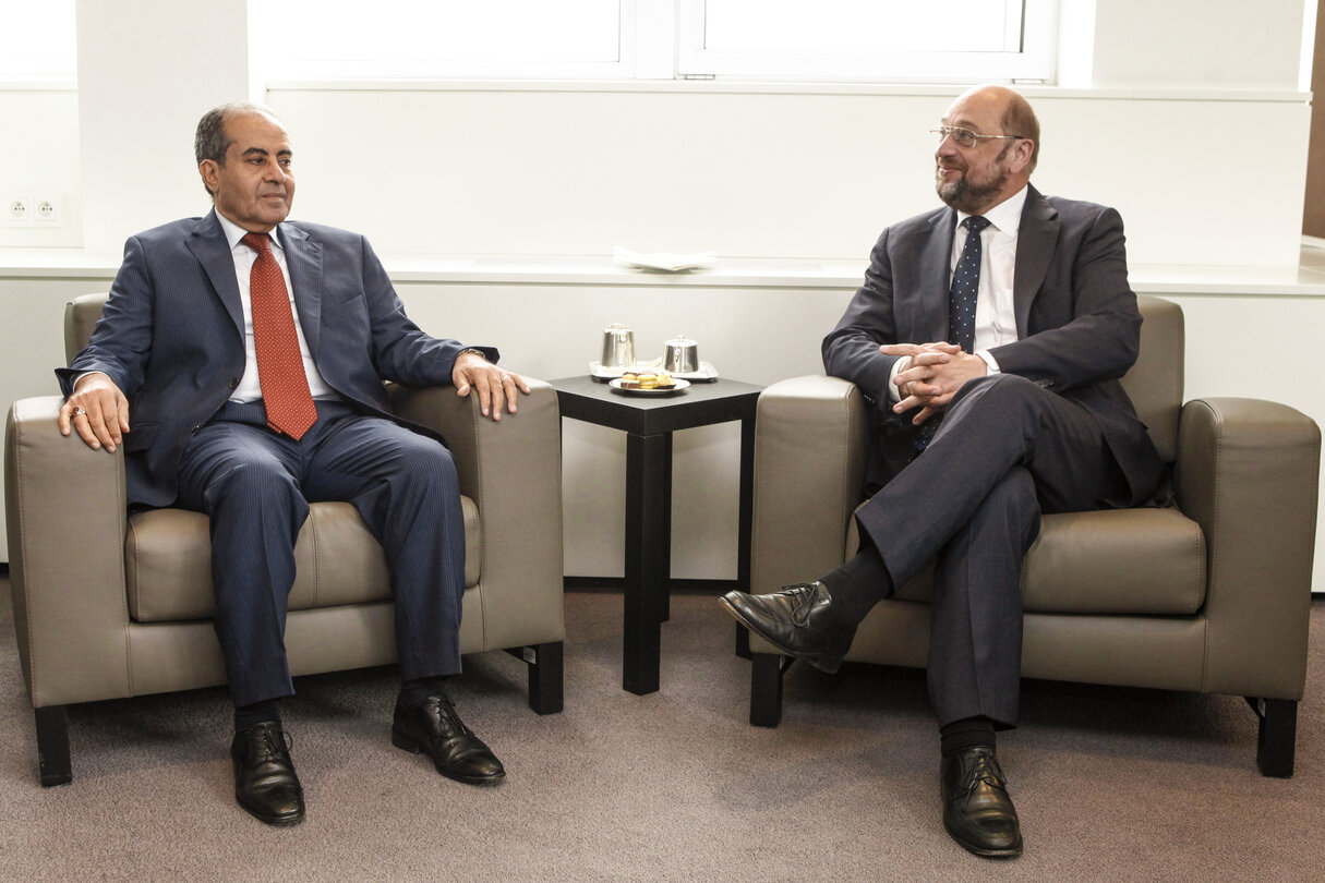 EP president meets with Prime minister of Libya