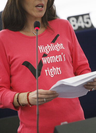 Φωτογραφία 5: Plenary Session week 11 2013 in Strasbourg - International Women's Day