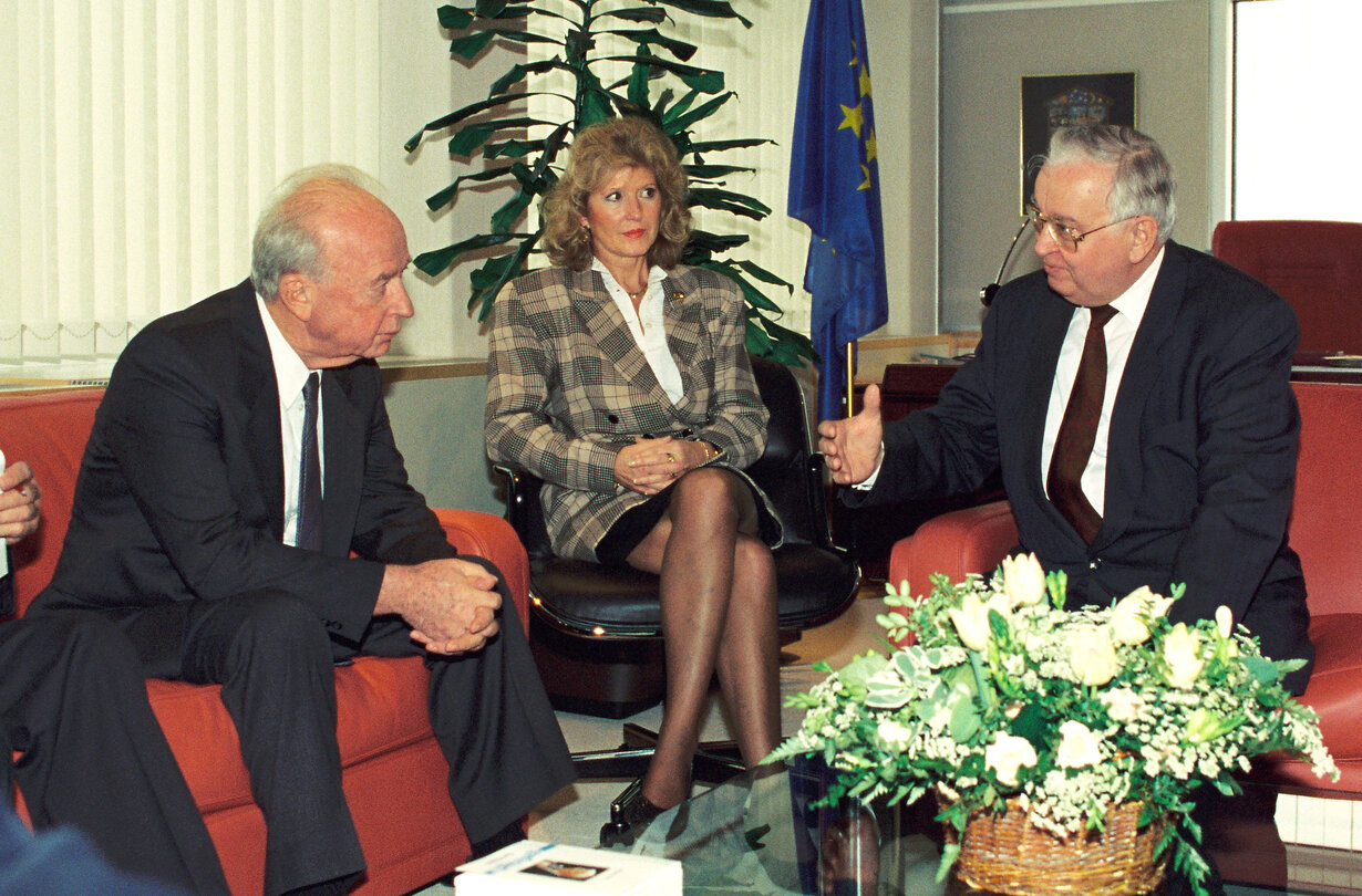 Official visit of Yitzhak RABIN, Prime Minister of the State of Israel