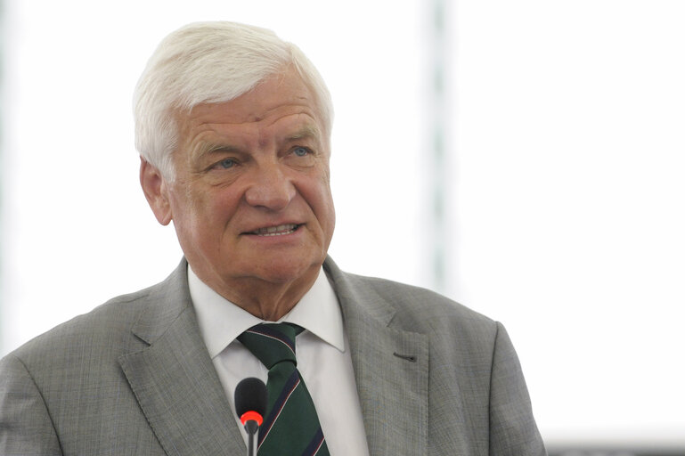 Fotografija 5: MEP Jan KOZLOWSKI in the hemicycle during plen0ary session week 24 2013