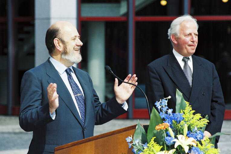 Φωτογραφία 17: Inauguration of the Konrad Adenauer KAD building in Luxembourg