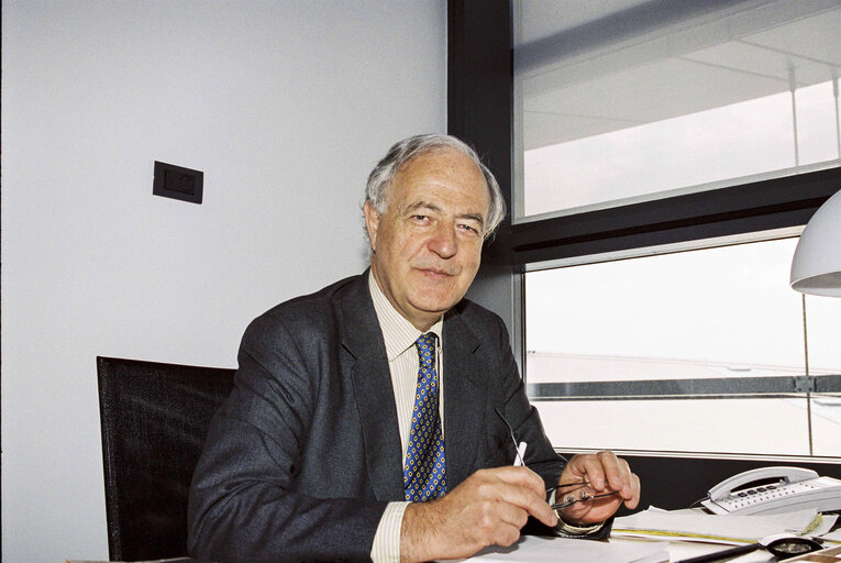 MEP John PURVIS at the European Parliament in Strasbourg