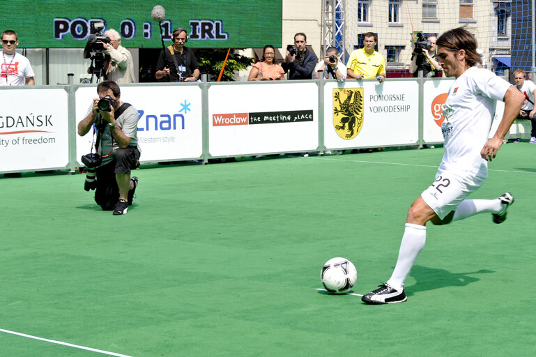 Fotografie 1: Football tournament.  Portuguese team