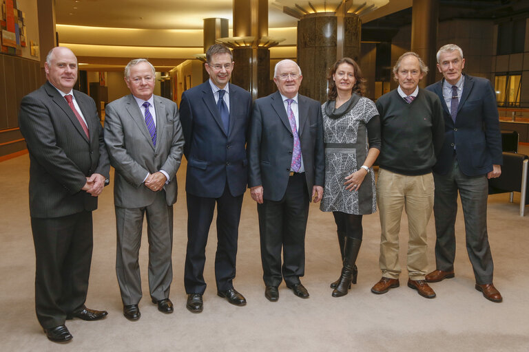 Jim HIGGINS meets with Irish meps