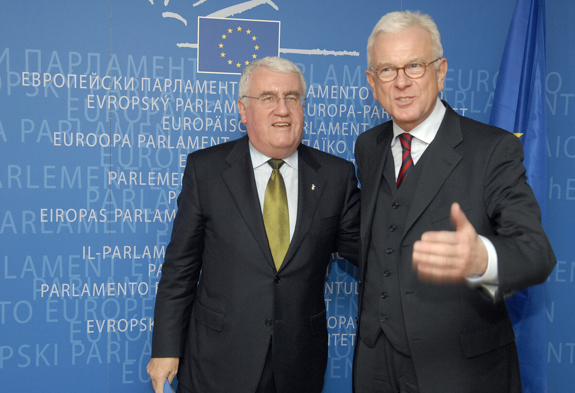 EP President meets with the Irish Minister of European Affairs.