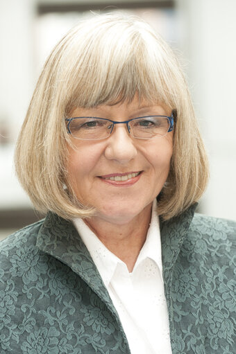 Fotó 1: MEP Ulrike RODUST at the EP in Brussels.