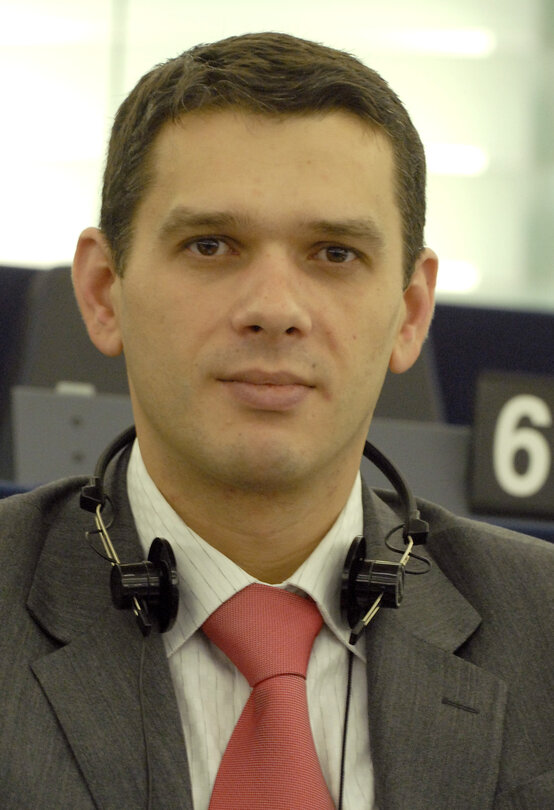 Rares-Lucian NICULESCU MEP in plenary session in Strasbourg.