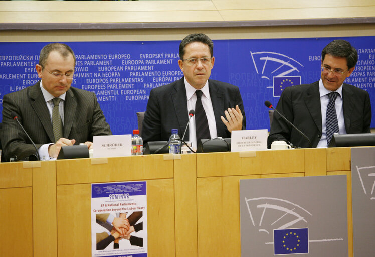 Fotografie 3: DG IPOL & DG EXPO seminar - EP and National Parliaments cooperation beyond the Lisbon Treaty