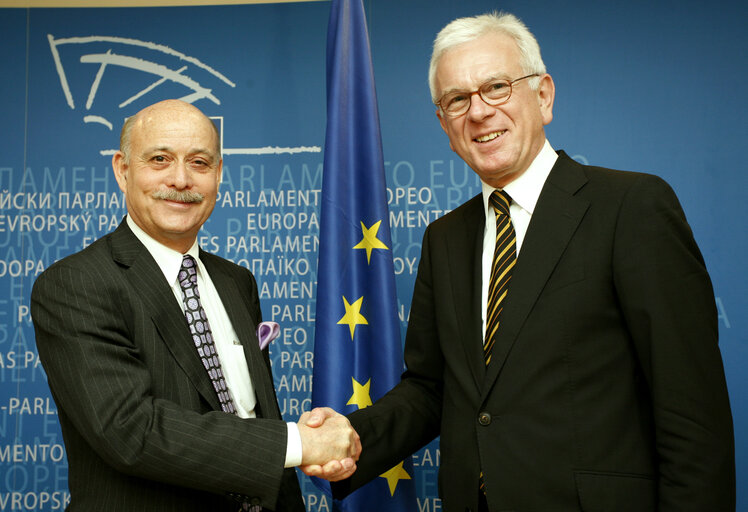 Foto 3: EP President meets with Advisor to the EU on issues related to the economy, climate change, energy security, and sustainable development, in Brussels