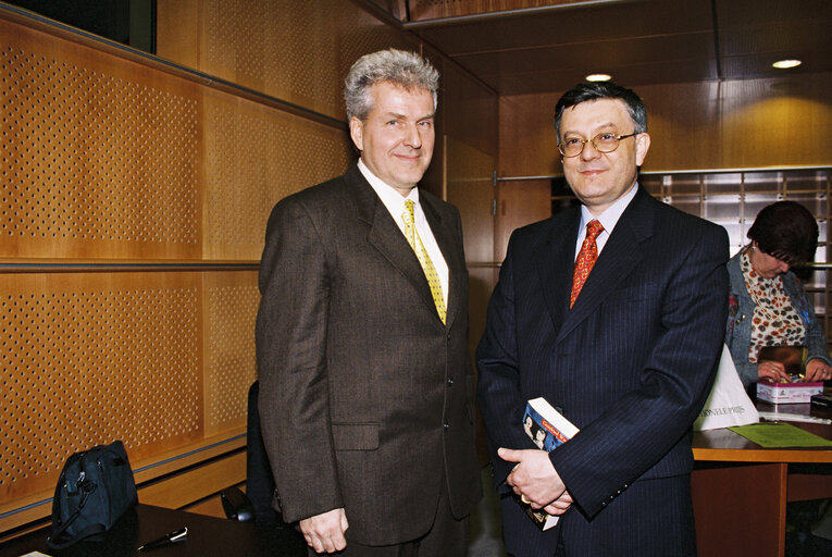 Photo 11: German multimedia director and publicist Gottfried WAGNER presents his book entitled L'heritage Wagner - Une autobiographie in Brussels
