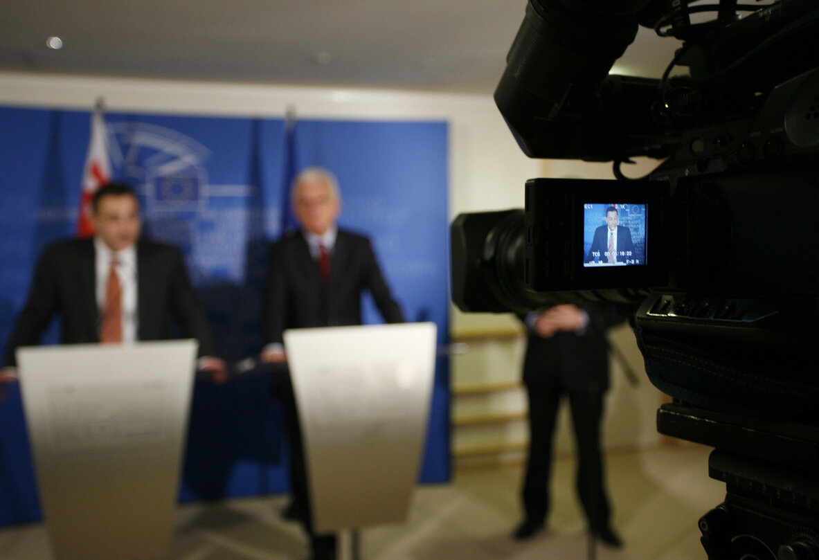 EP President meets with Vladimir Gurgenidze, Prime Minister of Georgia, in Brussels