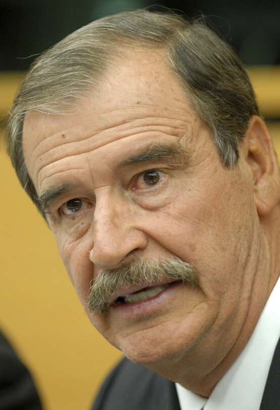 EP President meets with Vicente FOX, former President of Mexico and Manuel ESPINO, President of the Mexican National Action Party (PAN), in Strasbourg