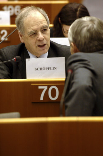 Fotografi 10: AFET Committee meeting with the main Opposition Leader of Belarus.