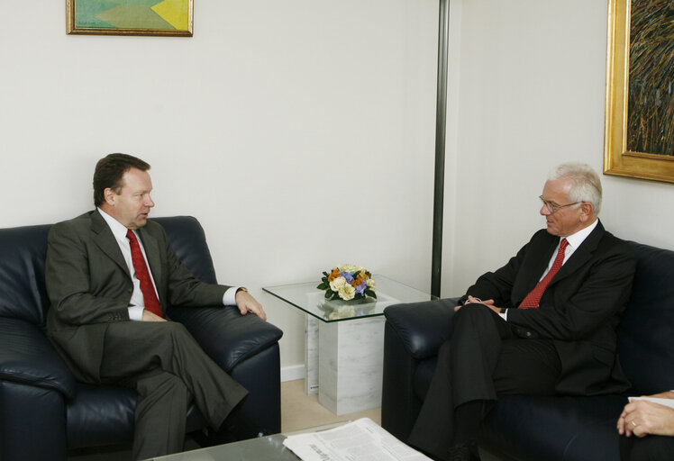 Fotagrafa 1: EP President meets with the Minister for Foreign Affairs of Finland.