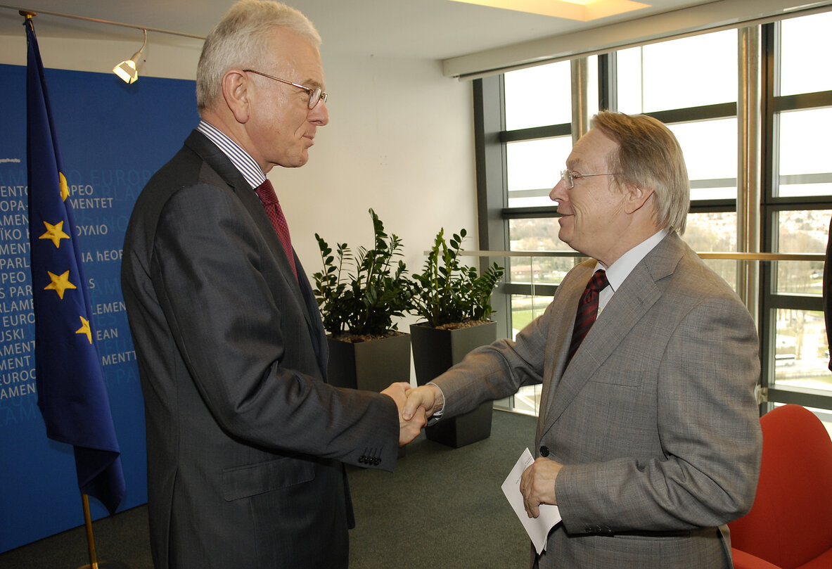 EP President meets with the President of the Parliamentary Assembly of the Council of Europe.