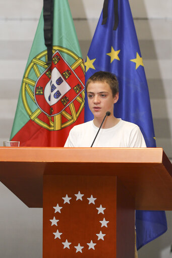 Photo 4 : Solemn celebration in memory of Miguel Portas, Member of the European Parliament with the Minister of Foreign Affairs of Portugal